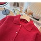 Single breasted Polo Vintage sweater cardigan  6178