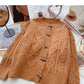 Vintage round neck button top  6039