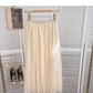 New Korean version of foreign style super fairy A-shaped long skirt  5803