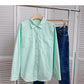 Solid shirt versatile casual design  6394