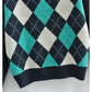 American Vintage Pullover mit V-Ausschnitt und Rautenmuster 7297