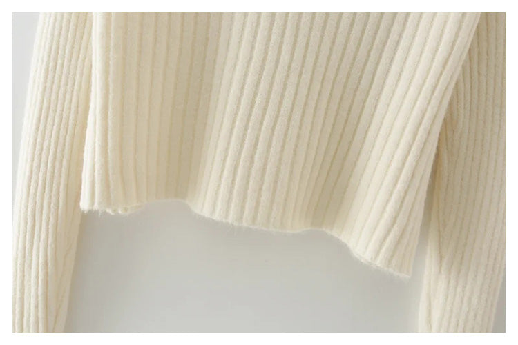European and American style off shoulder sweater  7241