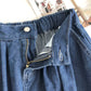 New Hong Kong Style semi elastic waist A-shaped umbrella skirt  5674