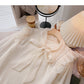 New Korean version nail bead Ruffle slim long sleeve top  6428