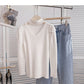 Design sense personalized sweater stand collar top  6520