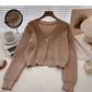 New Korean leisure aging foreign style long sleeved top  6635