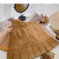 Korean short skirt with thin Ruffle hem and hip wrapped fishtail  5633