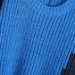 New fashion round neck long sleeve color matching sweater sweater  7206