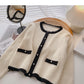 New Korean color blocking long sleeve top  5895