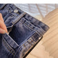A-line skirt with new Korean side split design  5719