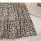 Elastischer Rock in A-Linie mit hoher Taille im Vintage-Stil 5773