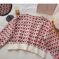 Veste courte à manches longues en tricot pour femme 5848
