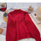Design sense hollow out stand collar Pullover thin top  6181