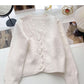 Korean solid color casual personalized single breasted long sleeved top  6042