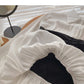 Shirt Female Minority design color matching drawstring fake two pieces  6287