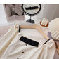 French leaky collarbone Square Neck Shirt  6415