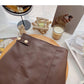 Korean solid color versatile fashion high waist PU leather bag hip skirt  5520