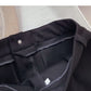 Design: slit wrap hip thin high waist black A-line skirt  5565
