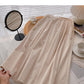 Hong Kong style leisure solid color high waist corduroy dress  5776
