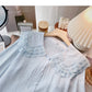 Baby collar lace edge solid color shirt slim long sleeve top  6385