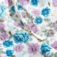 Vintage florales trägerloses Kleid 7068