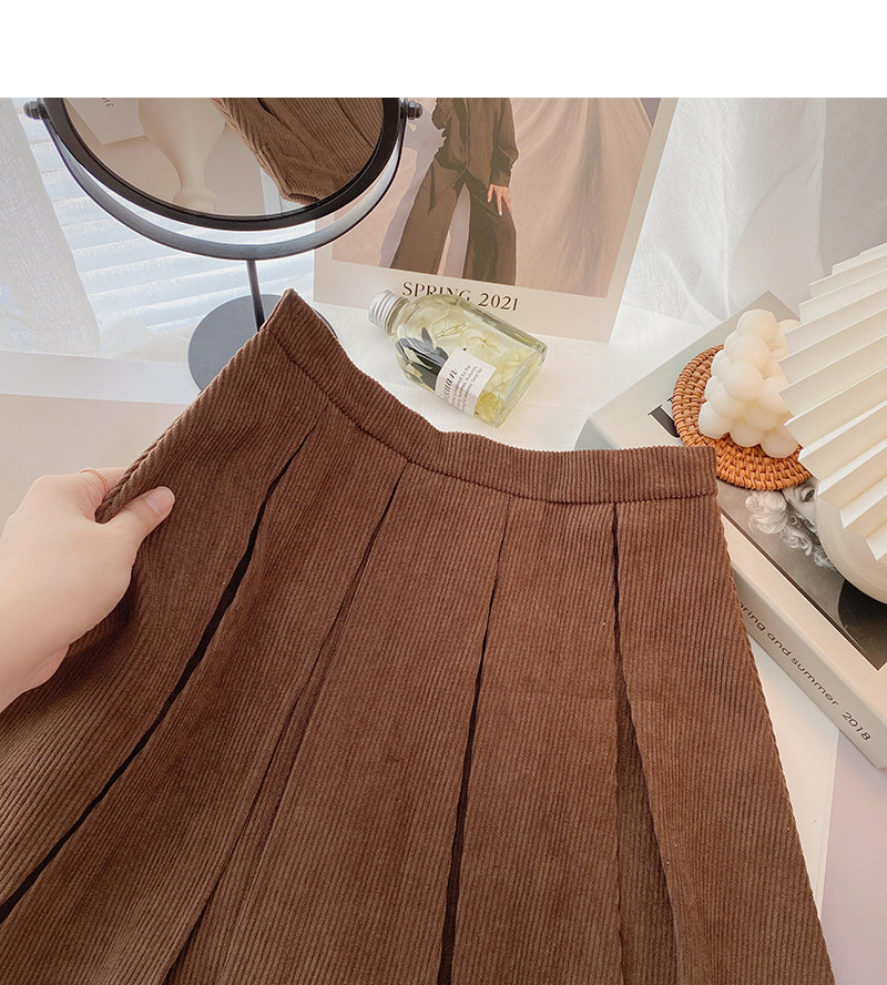 New Korean fashion retro slim skirt  5643