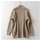 Lazy wind loose casual single breasted sweater cardigan coat  7434