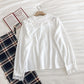 Temperament super fairy lace doll collar Long Sleeve Shirt  6242