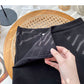 Fashion personality thin ribbon a-word high waist skirt  5525