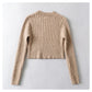 Vintage soft waxy pit strip sweater with top inside  7177