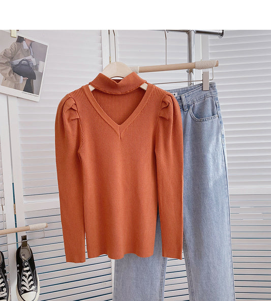 Design Sense Personalisiertes Pullover-Oberteil mit Stehkragen 6520