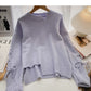 Neues koreanisches Design Kordelzug Slim Pullover Top 5974