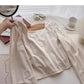 Small minority design Vintage pearl button square collar thin blouse  6306