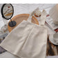 Irregular design breasted high waist slim skirt  5516