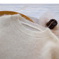 Solid imitation mink sweater thin top  6086