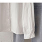 Chemise à col bébé en dentelle version coréenne haut simple boutonnage mince et de style étranger 6435