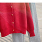 Single breasted Polo Vintage sweater cardigan  6178