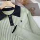 Vielseitiger altersreduzierender Pullover mit schmaler Passform 6624
