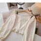 French leaky collarbone Square Neck Shirt  6415