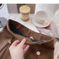 Niche design double row buttons show thin crimp high waist skirt  5652