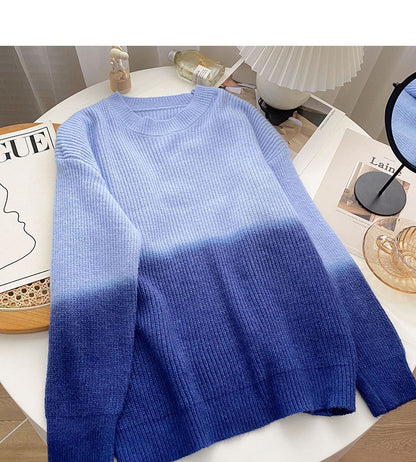 Nischendesign, personalisierter, gestrickter, langärmliger Pullover mit losem Oberteil 6111