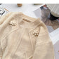 Personalisierter Pullover mit dreidimensionalem Blümchendesign 6002