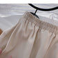 Solid color casual and versatile lazy A-shaped dress  5712