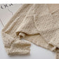 New Korean cross style short V-Neck long sleeve top  6346