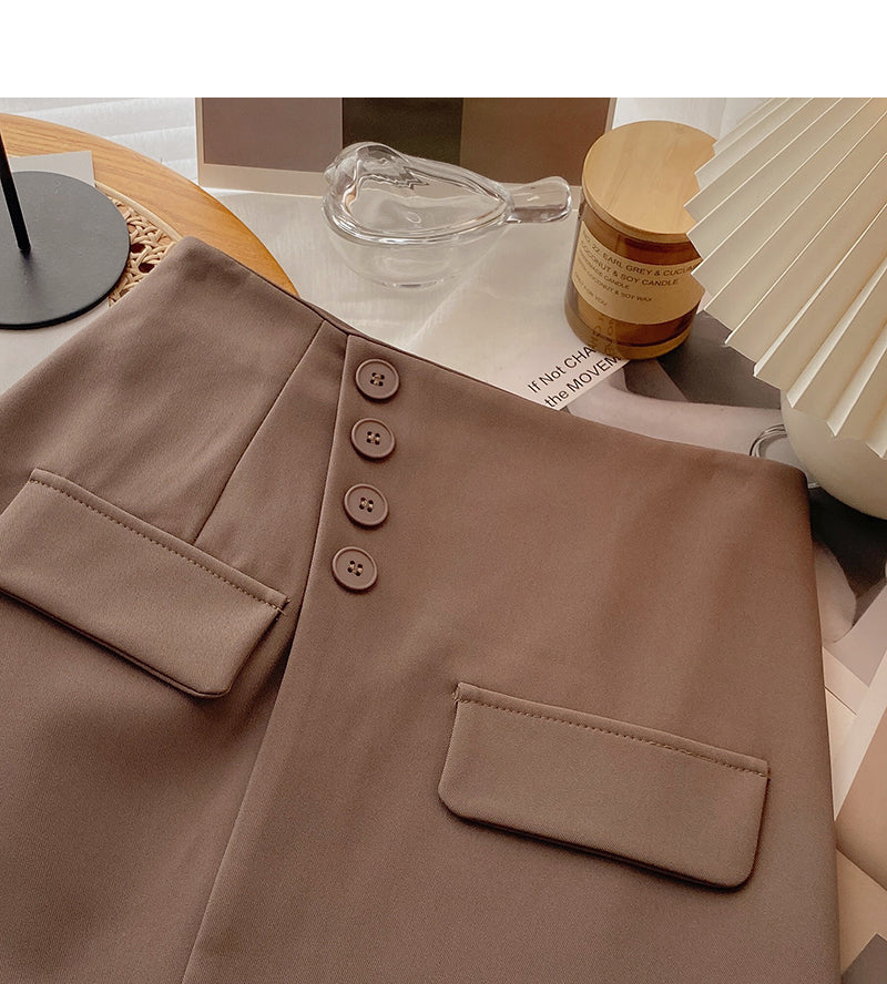 Das neue Design der koreanischen Minderheit zeigt einen schmalen Rock mit hoher Taille 5666