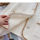 Pearl button small fragrance sweater coat  5994