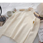 Women's slim off shoulder long sleeve sweater design  5946