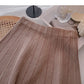 Korean casual and versatile, slim A-shaped skirt  5714