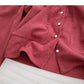 Korean style casual solid color single breasted long sleeve top  6341