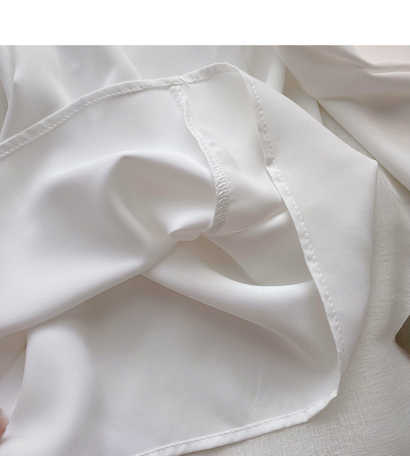 Chemise à manches longues vintage slim à col bleu marine 6419
